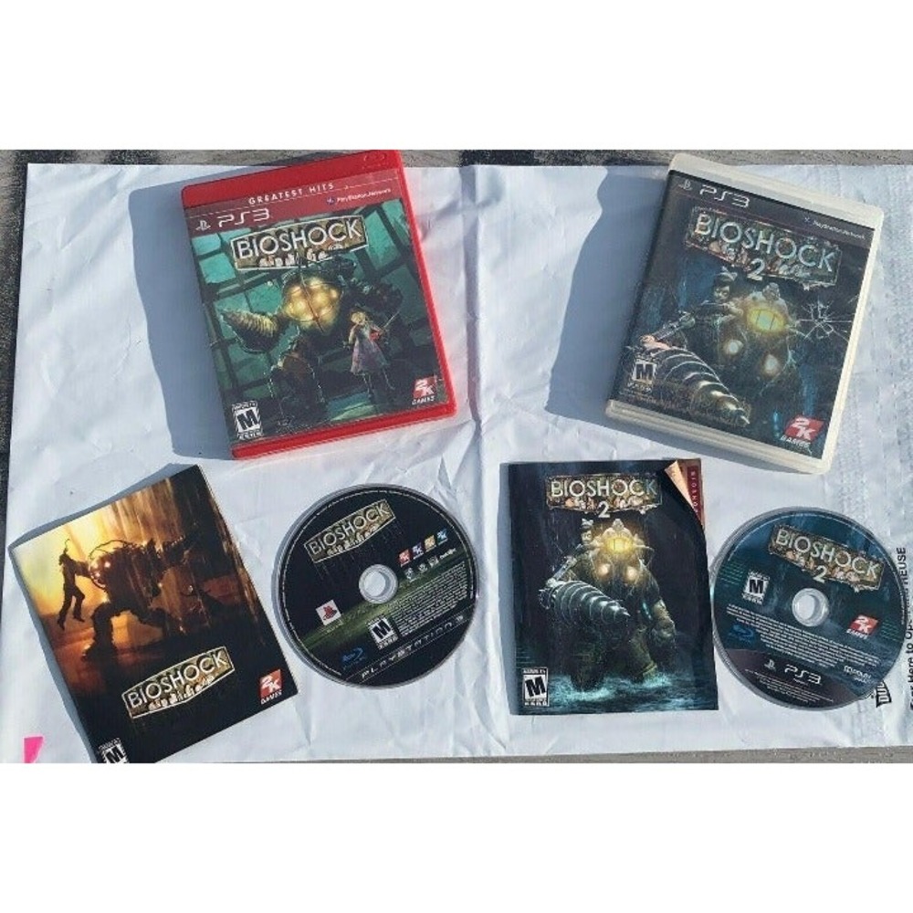 2K Games Bioshock and Bioshock 2 PS3 Bundle Greatest Hits Collection OS - Picture 2 of 4